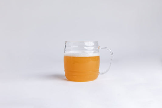 "Barrel" Glass Mug