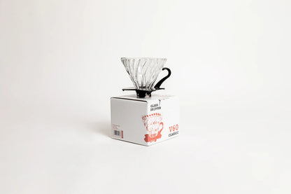 V60 Glass Coffee Dripper - Clover Base