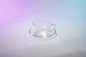 Glass Cup & Saucer Wide